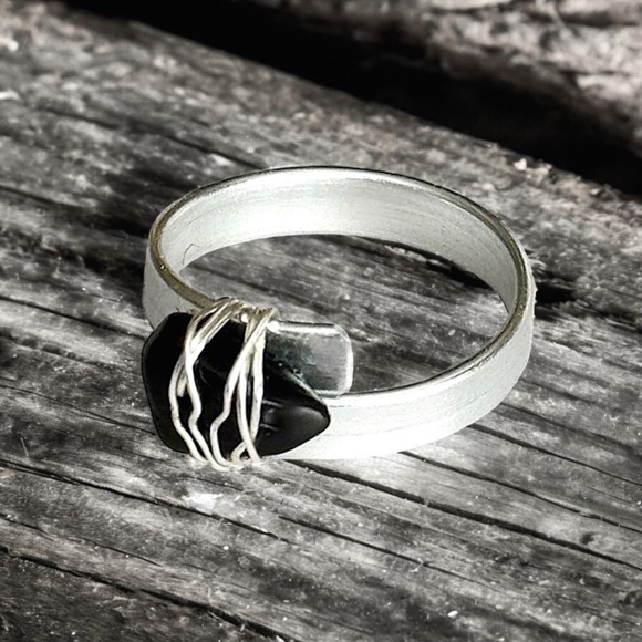 5 For $25💫Alternative Silver Aluminum Wire Ring - Picture 9 of 9
